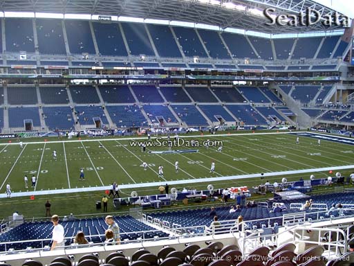 Seat view from section 211 at CenturyLink Field, home of the Seattle Seahawks