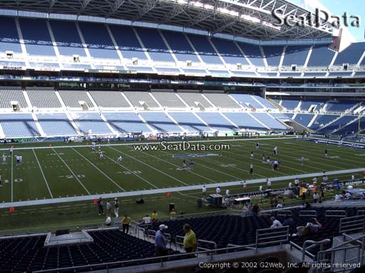 Seat view from section 238 at CenturyLink Field, home of the Seattle Seahawks
