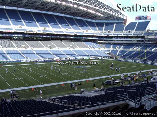 Seat view from section 239 at CenturyLink Field, home of the Seattle Seahawks