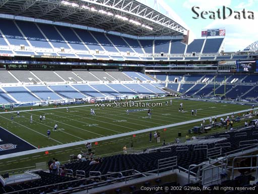 Seat view from section 240 at CenturyLink Field, home of the Seattle Seahawks