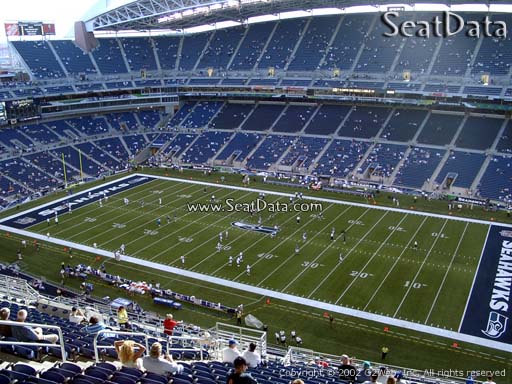 Seat view from section 305 at CenturyLink Field, home of the Seattle Seahawks