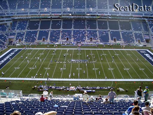 Seat view from section 309 at CenturyLink Field, home of the Seattle Seahawks
