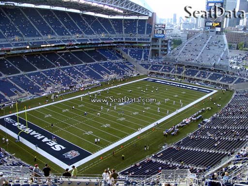 Seat view from section 317 at CenturyLink Field, home of the Seattle Seahawks