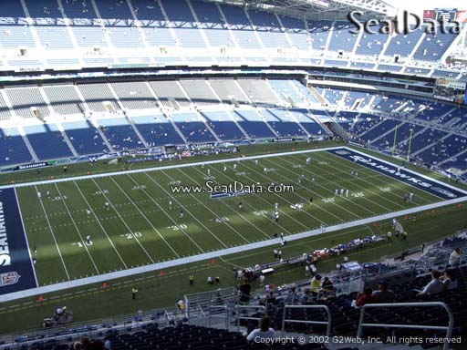 Seat view from section 339 at CenturyLink Field, home of the Seattle Seahawks