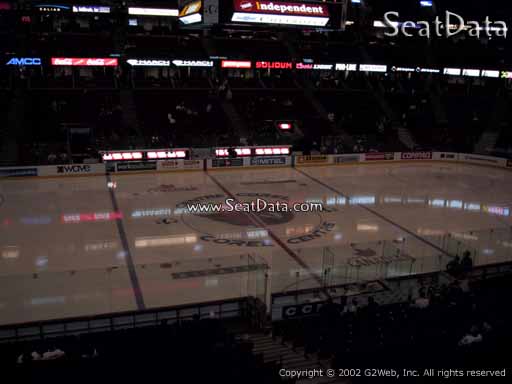 Seat view from section 223 at the Canadian Tire Centre, home of the Ottawa Senators