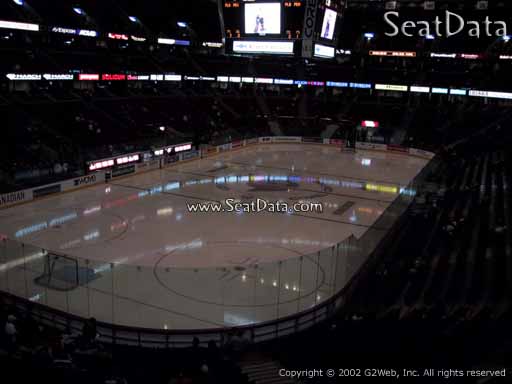Seat view from section 227 at the Canadian Tire Centre, home of the Ottawa Senators