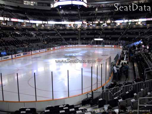 Seat view from section 106 at the SAP Center at San Jose, home of the San Jose Sharks