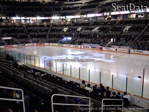 Seat view from section 113 at the SAP Center at San Jose, home of the San Jose Sharks