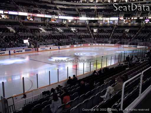 Seat view from section 117 at the SAP Center at San Jose, home of the San Jose Sharks