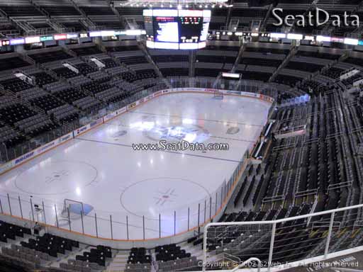 Seat view from section 206 at the SAP Center at San Jose, home of the San Jose Sharks