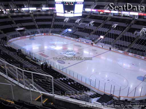 Seat view from section 212 at the SAP Center at San Jose, home of the San Jose Sharks