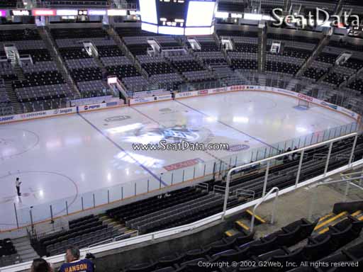 Seat view from section 217 at the SAP Center at San Jose, home of the San Jose Sharks