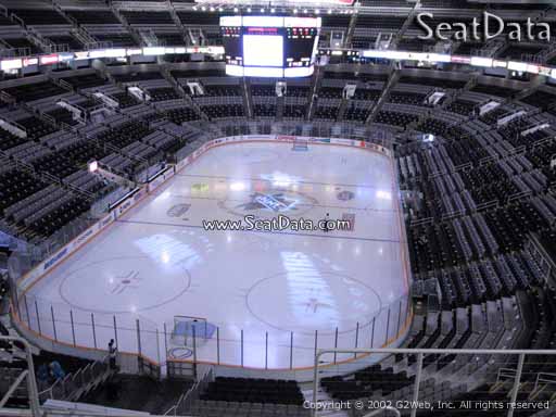 Seat view from section 221 at the SAP Center at San Jose, home of the San Jose Sharks