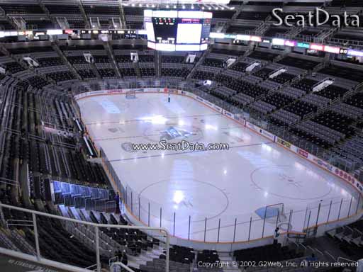 Seat view from section 224 at the SAP Center at San Jose, home of the San Jose Sharks