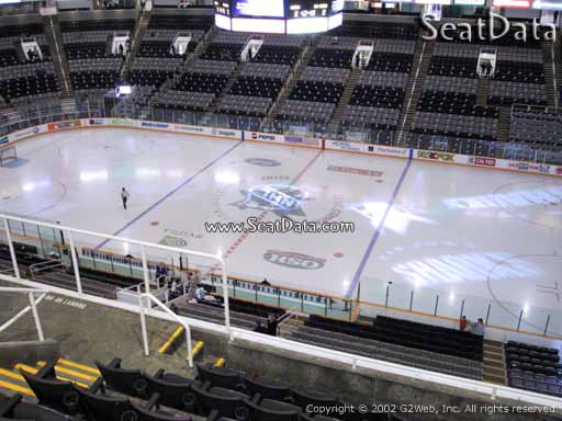 Seat view from section 228 at the SAP Center at San Jose, home of the San Jose Sharks