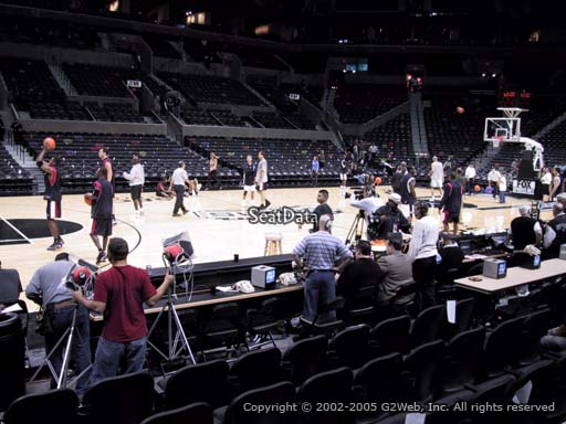 Seat view from Section 10 at the AT&T Center, home of the San Antonio Spurs