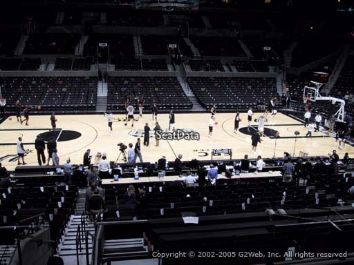 Seat view from Section 108 at the AT&T Center, home of the San Antonio Spurs