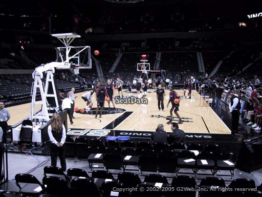 Seat view from Section 14 at the AT&T Center, home of the San Antonio Spurs
