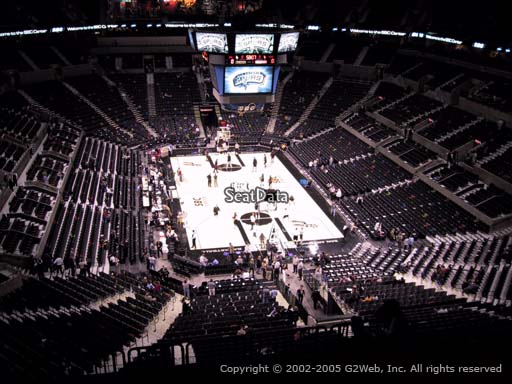 Seat view from Section 201 at the AT&T Center, home of the San Antonio Spurs