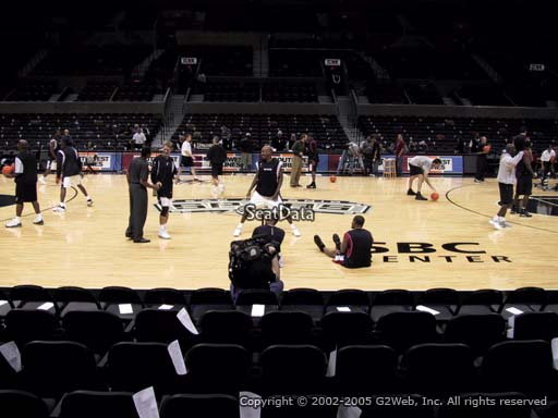 Seat view from Section 22 at the AT&T Center, home of the San Antonio Spurs