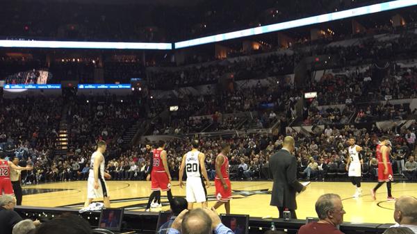 Seat view from Section 6 at the AT&T Center, home of the San Antonio Spurs