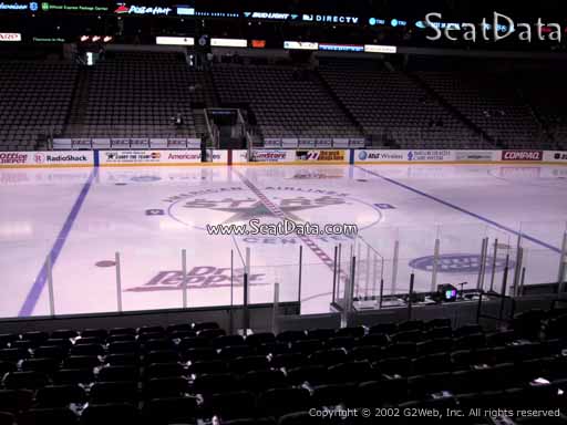 Seat view from section 107 at the American Airlines Center, home of the Dallas Stars