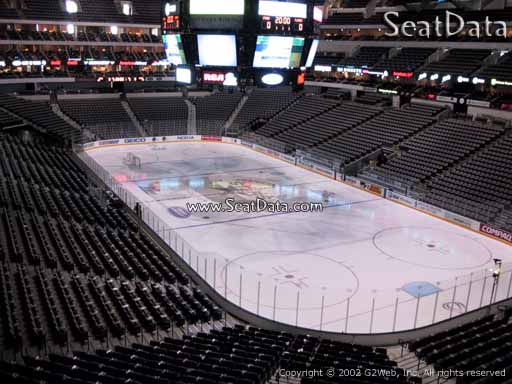 Seat view from section 204 at the American Airlines Center, home of the Dallas Stars