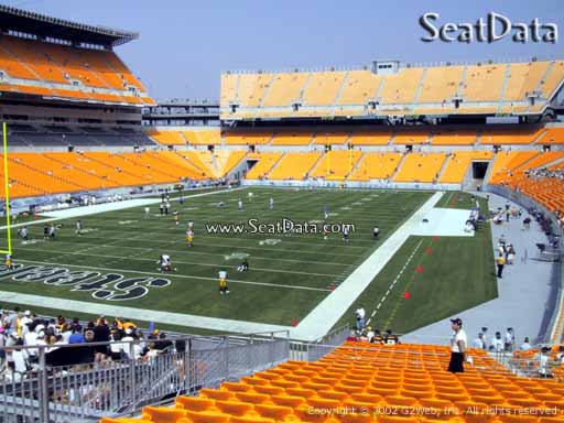 Seat view from section 103 at Heinz Field, home of the Pittsburgh Steelers