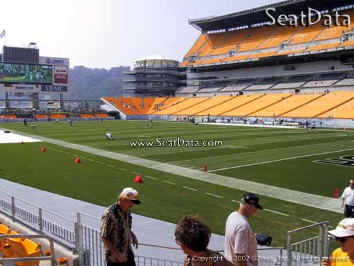 Seat view from section 116 at Heinz Field, home of the Pittsburgh Steelers