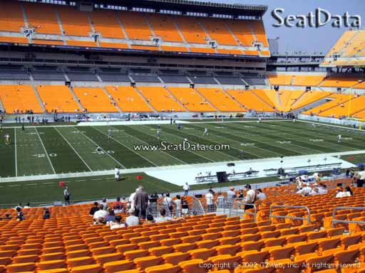 Seat view from section 209 at Heinz Field, home of the Pittsburgh Steelers