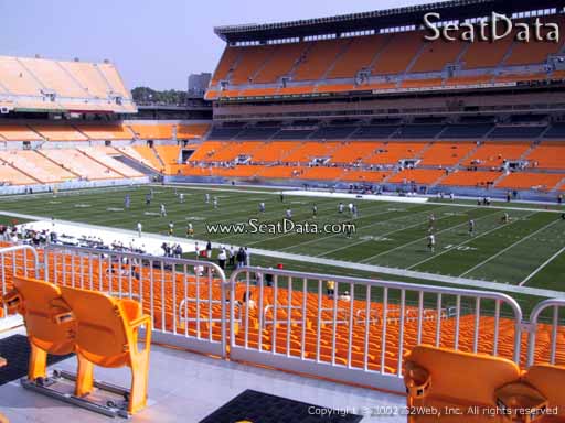 Seat view from section 239 at Heinz Field, home of the Pittsburgh Steelers