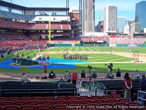 Seat view from section 146 at Busch Stadium, home of the St. Louis Cardinals