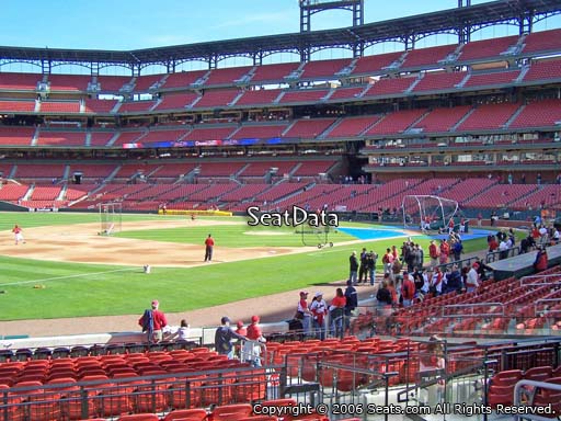 Seat view from section 162 at Busch Stadium, home of the St. Louis Cardinals