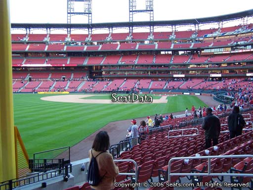 Seat view from section 169 at Busch Stadium, home of the St. Louis Cardinals