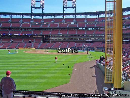 Seat view from section 170 at Busch Stadium, home of the St. Louis Cardinals