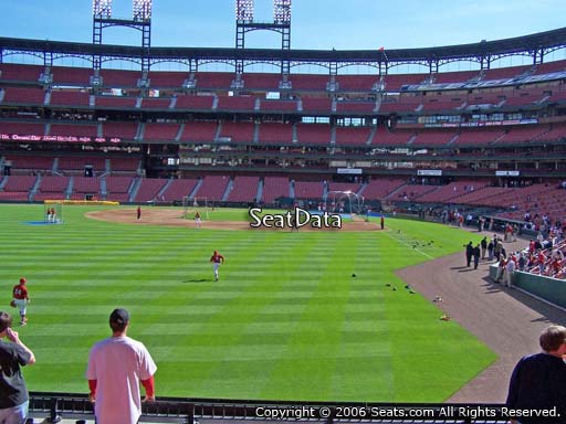 Seat view from section 171 at Busch Stadium, home of the St. Louis Cardinals
