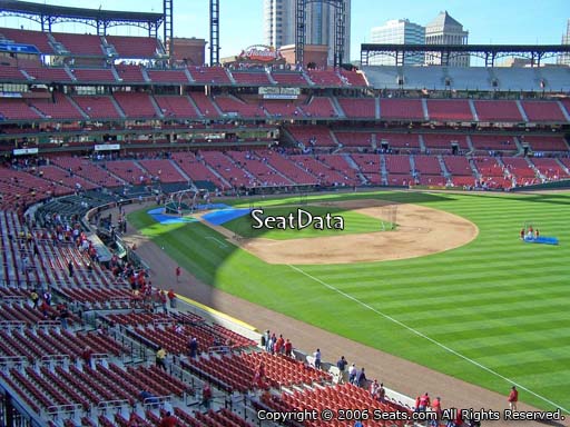 Seat view from section 233 at Busch Stadium, home of the St. Louis Cardinals