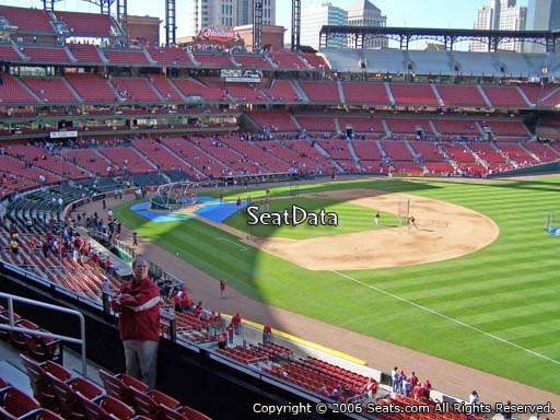 Seat view from section 235 at Busch Stadium, home of the St. Louis Cardinals