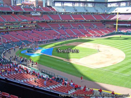 Seat view from section 239 at Busch Stadium, home of the St. Louis Cardinals