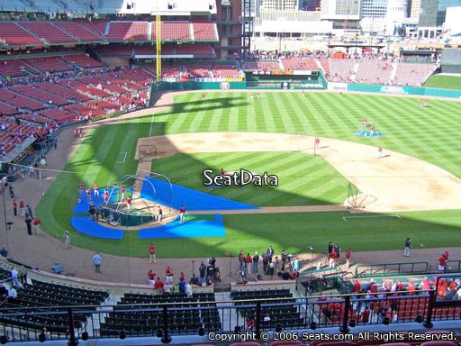 Seat view from section 246 at Busch Stadium, home of the St. Louis Cardinals