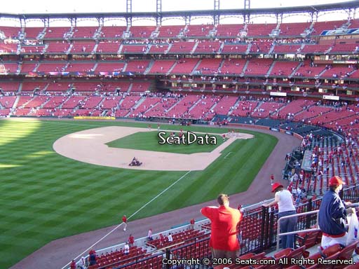 Seat view from section 268 at Busch Stadium, home of the St. Louis Cardinals