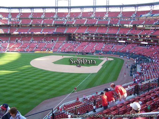 Seat view from section 269 at Busch Stadium, home of the St. Louis Cardinals