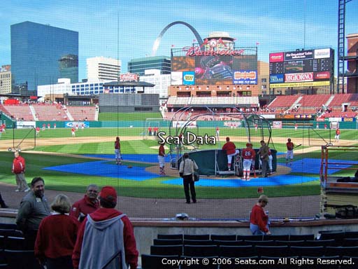 Seat view from section 5 at Busch Stadium, home of the St. Louis Cardinals