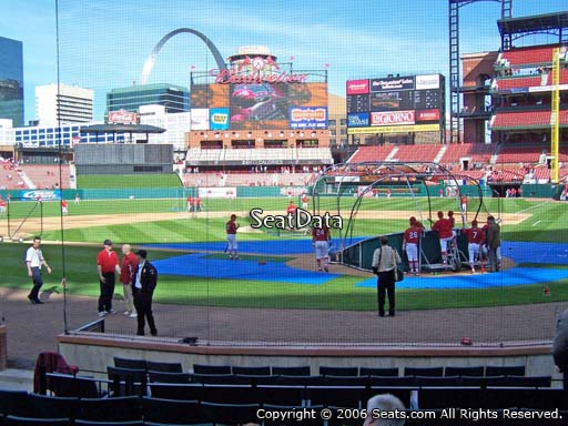 Seat view from section 6 at Busch Stadium, home of the St. Louis Cardinals