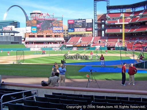 Seat view from section 7 at Busch Stadium, home of the St. Louis Cardinals