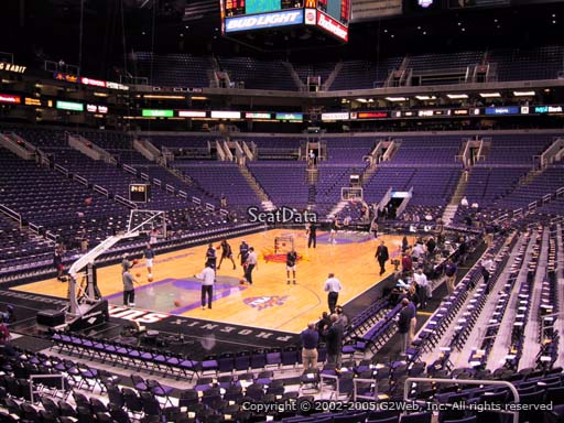 Seat view from section 106 at Talking Stick Resort Arena, home of the Phoenix Suns