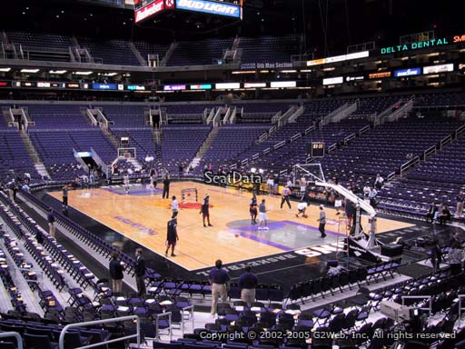 Seat view from section 110 at Talking Stick Resort Arena, home of the Phoenix Suns