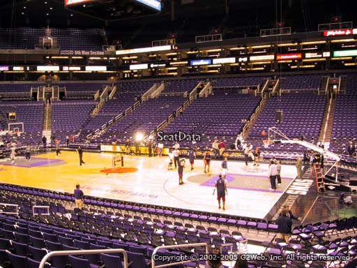 Seat view from section 112 at Talking Stick Resort Arena, home of the Phoenix Suns