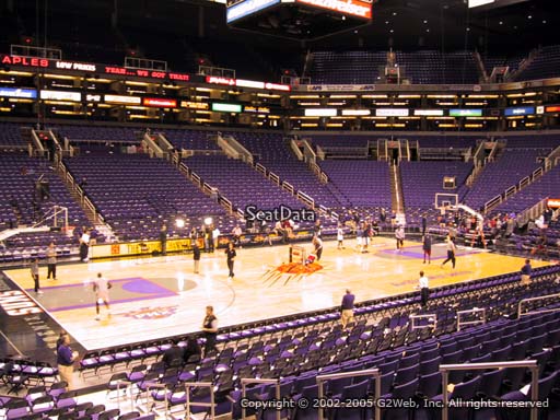 Seat view from section 116 at Talking Stick Resort Arena, home of the Phoenix Suns