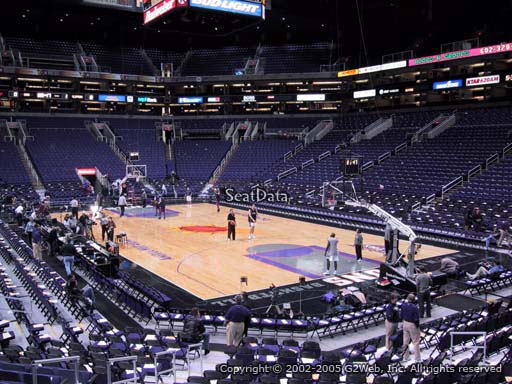 Seat view from section 122 at Talking Stick Resort Arena, home of the Phoenix Suns